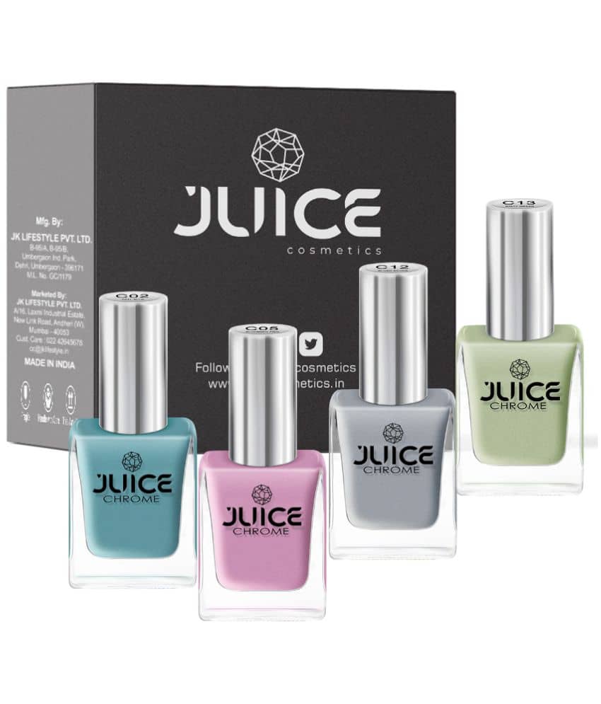 Juice - Multi Chrome Nail Polish ( Pack of 4 )