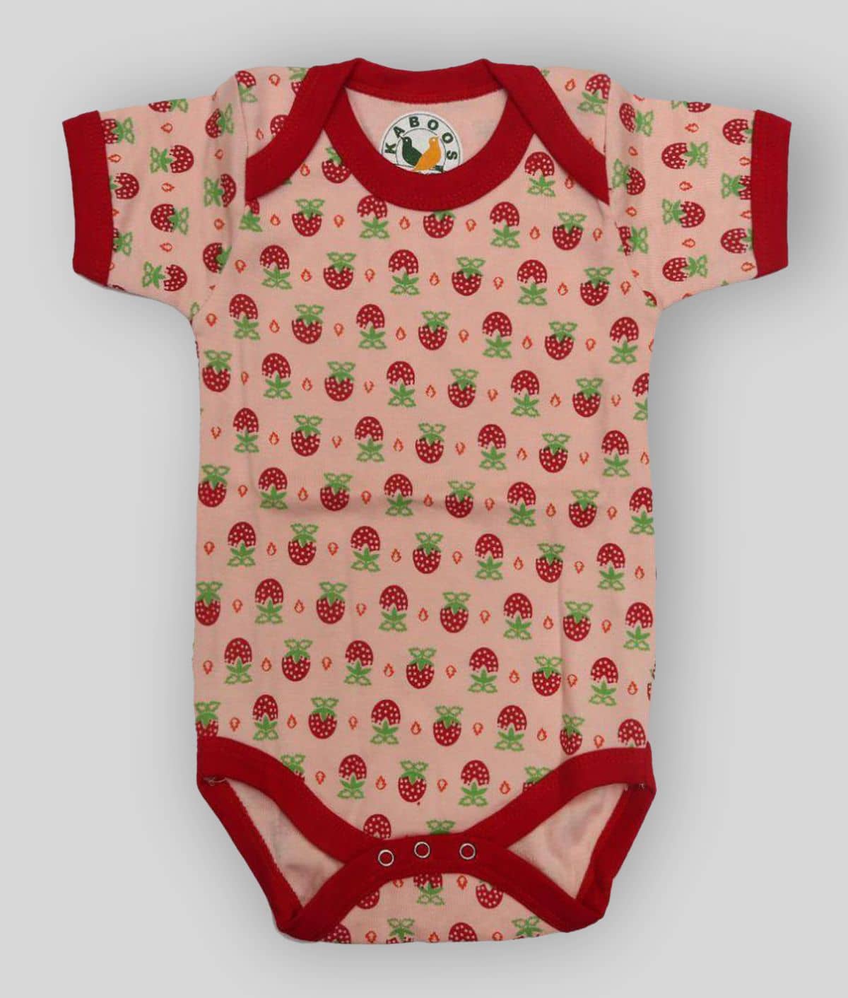 KABOOS Pack of 1 Unisex for Baby Cotton Bodysuit ( Red )