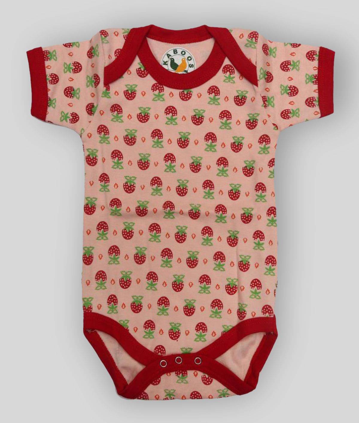     			KABOOS Pack of 1 Unisex for Baby Cotton Bodysuit ( Red )