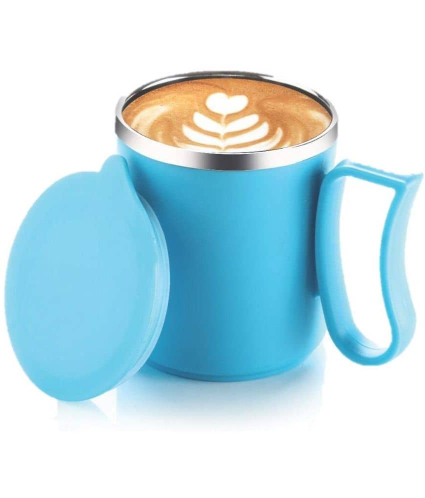 NCMART - Multicolor Steel Coffee Mug ( Pack of 1 )