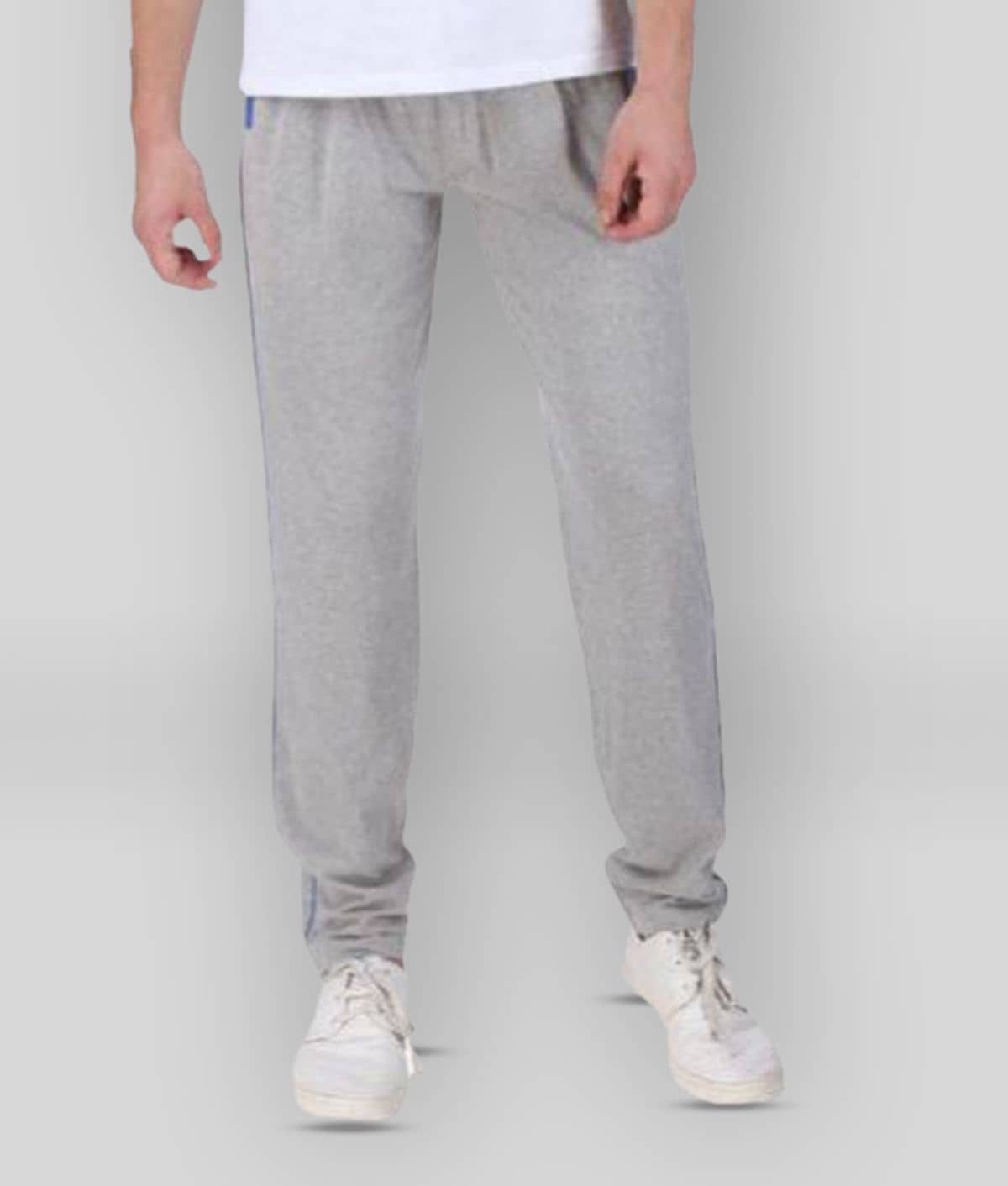 Neo Garments - Grey Melange Hosiery Men's Trackpants ( Pack of 1 ) - Track Pants | Buy online on ZillyBuy