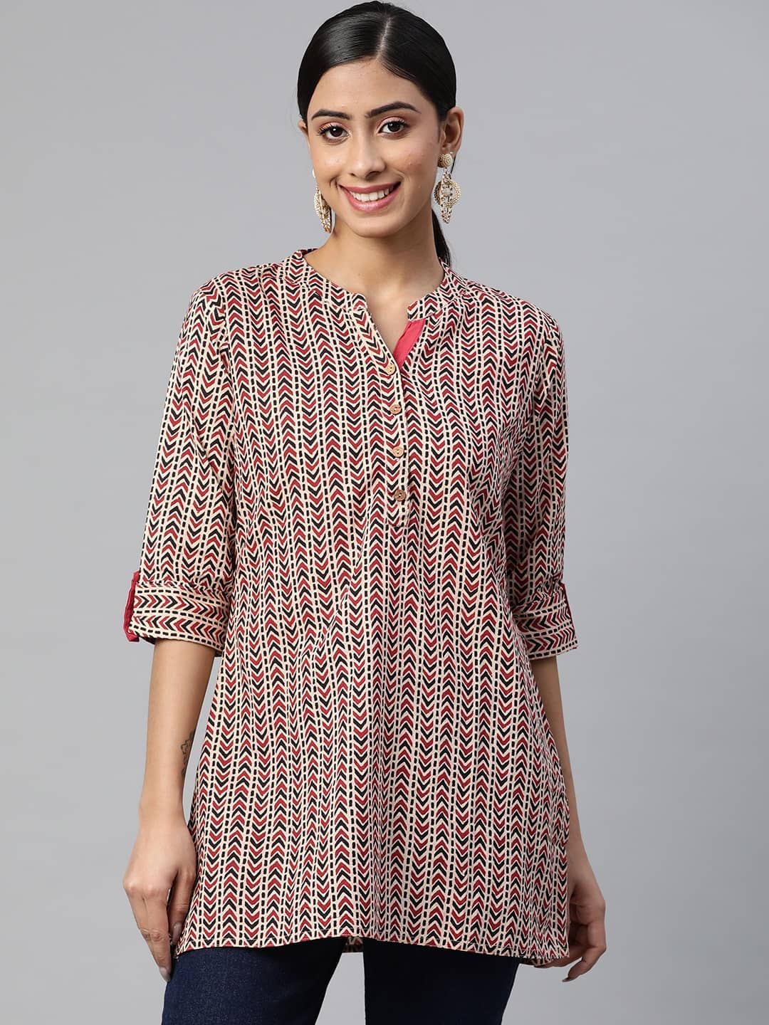 Cotton Short Kurti For Women (Pack of 1) - Kurtis, Tunics | Buy online on ZillyBuy