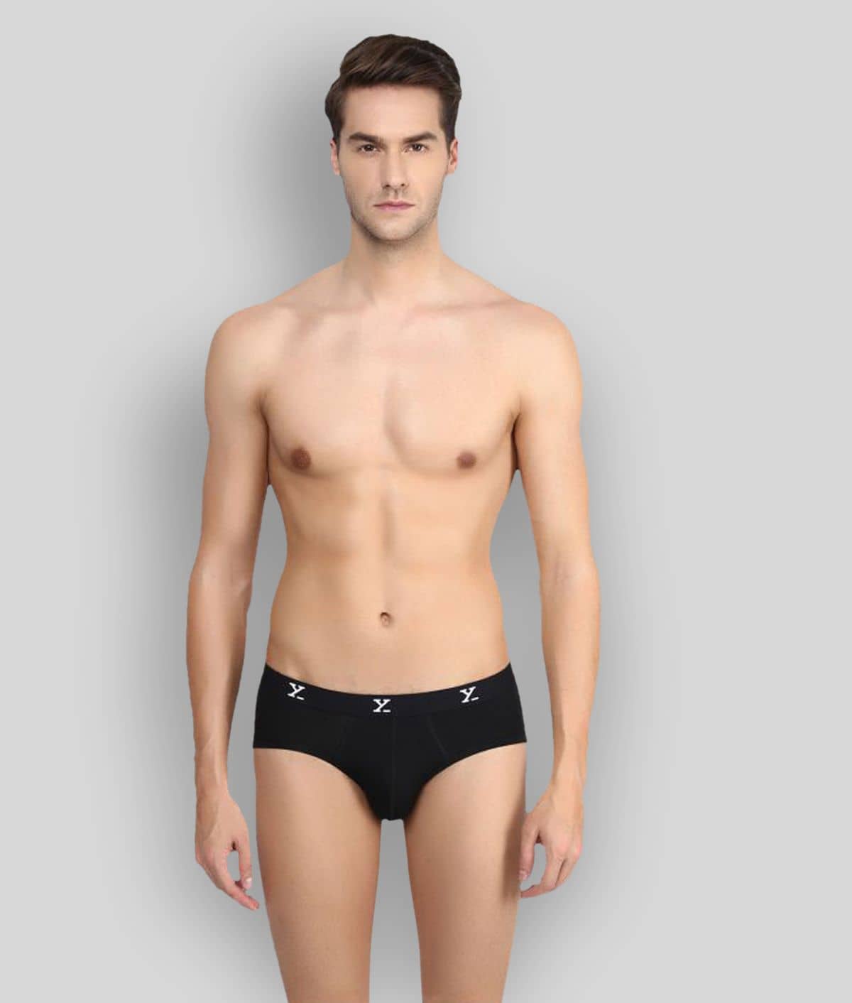 XYXX Pack of 1 Modal Briefs For Men's ( Black )