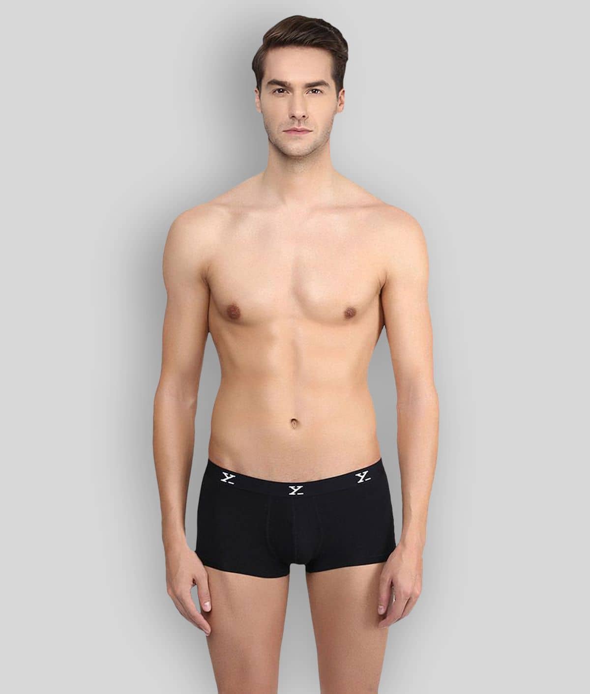 XYXX Pack of 2 Modal Trunks For Men's ( Black )