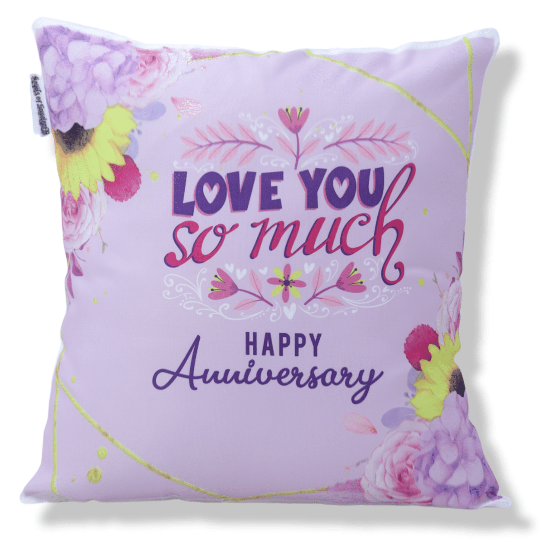 Ros - Multicolor Polyester Gifting Printed Cushion Ros - Multicolor Polyester Gifting Printed Cushion