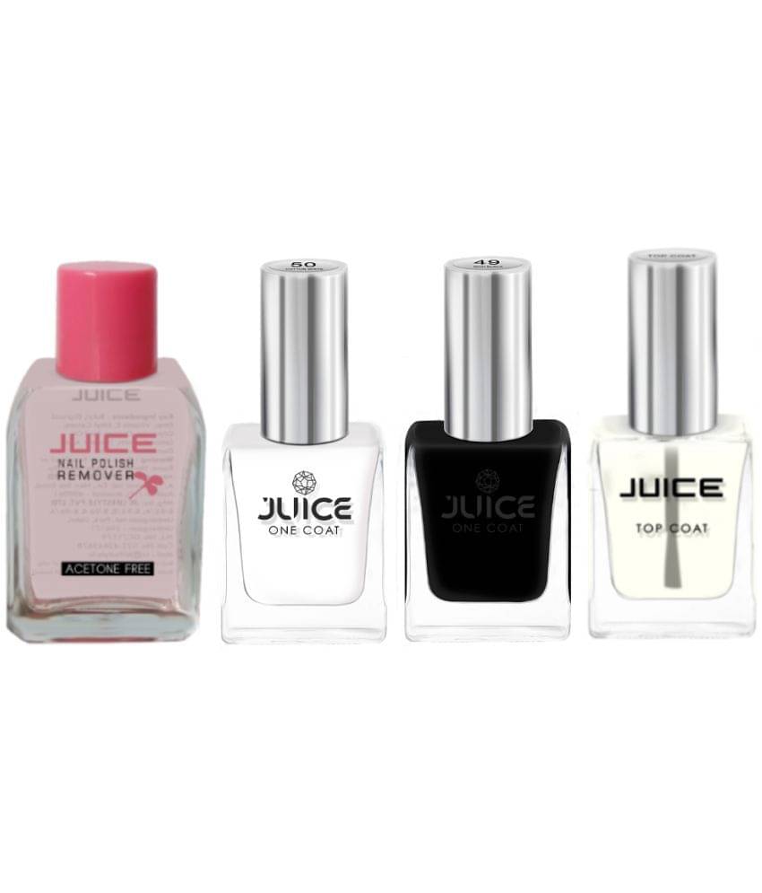     			Juice - Multi Glossy Nail Polish ( Pack of 4 )