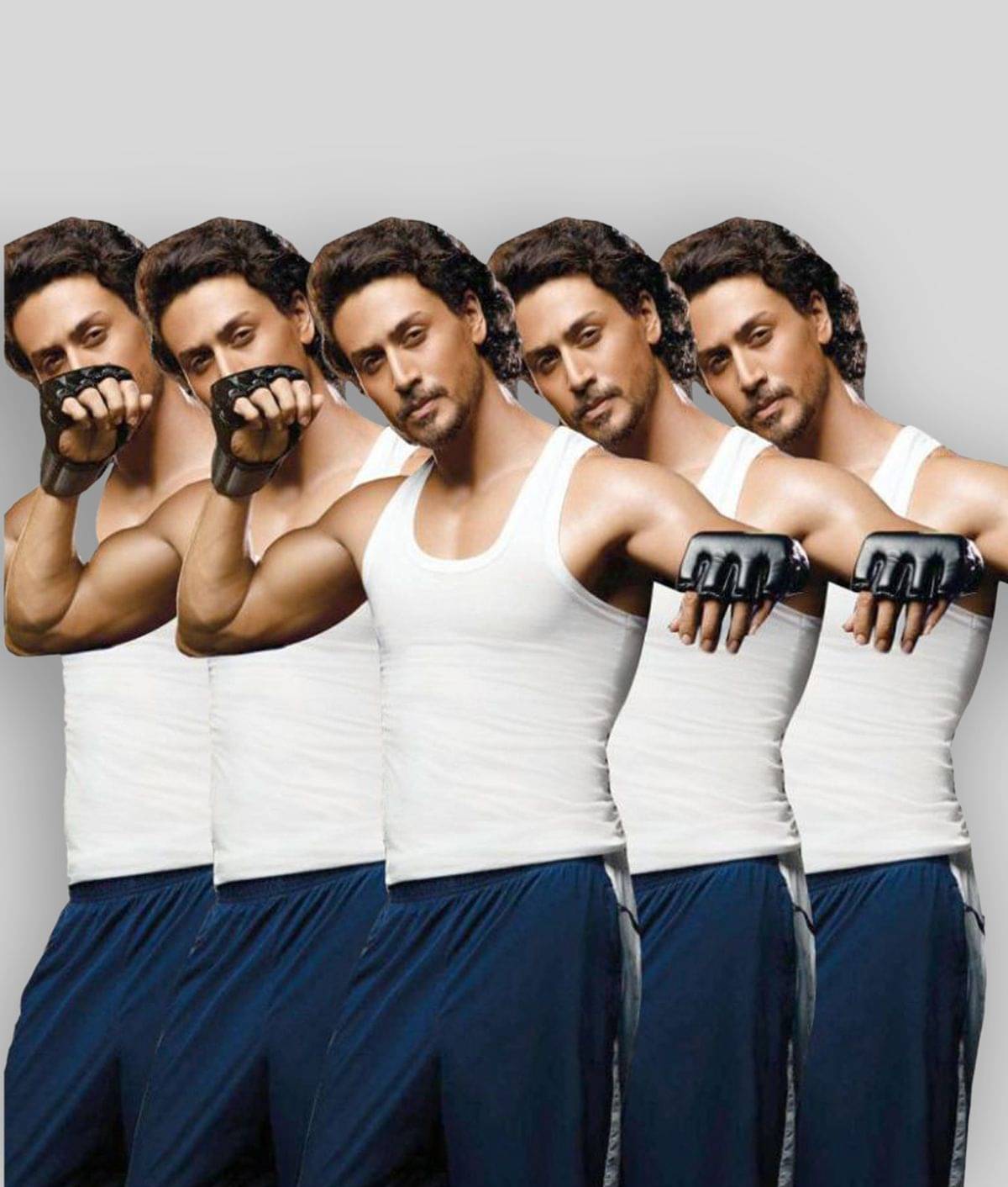 Macho - White Cotton Men's Vest ( Pack of 5 ) Macho - White Cotton Men's Vest ( Pack of 5 )