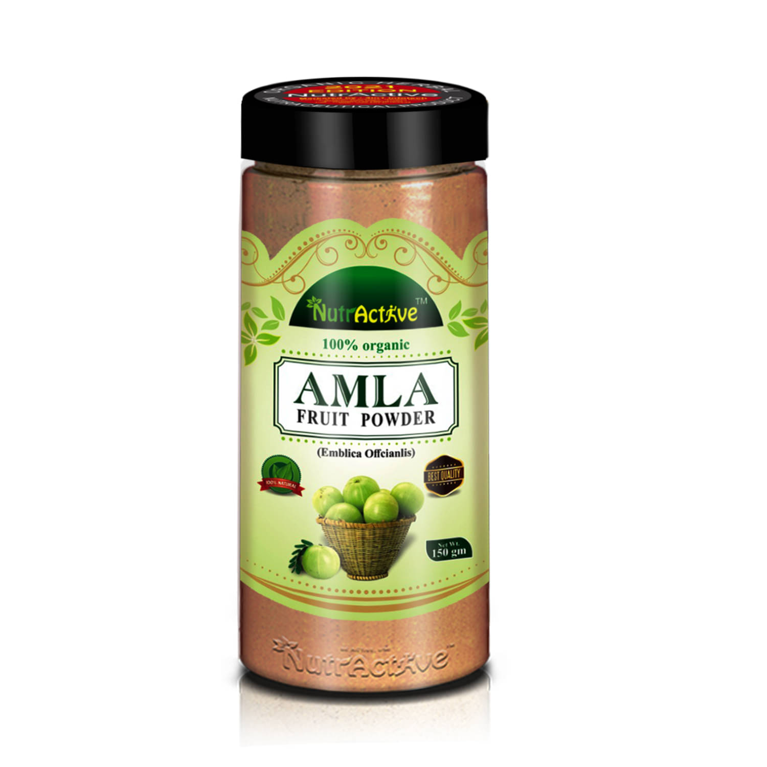     			Nutractive 100% Pure Amla Seedless Fruit Powder 150 Gm Pack of 1