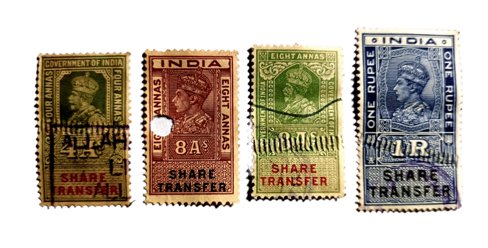 SUPER ANTIQUES GALLERY - VINTAGE STAMP SET 4 Stamps