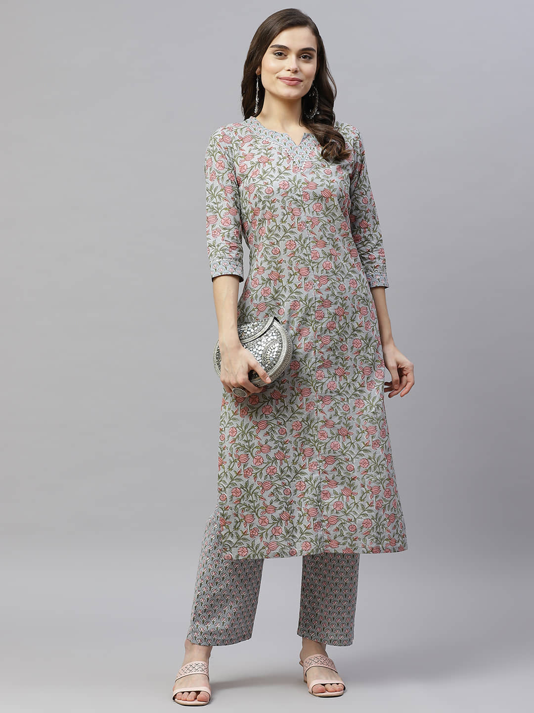 miravan - Blue Straight Cotton Women's Stitched Salwar Suit ( Pack of 1 )