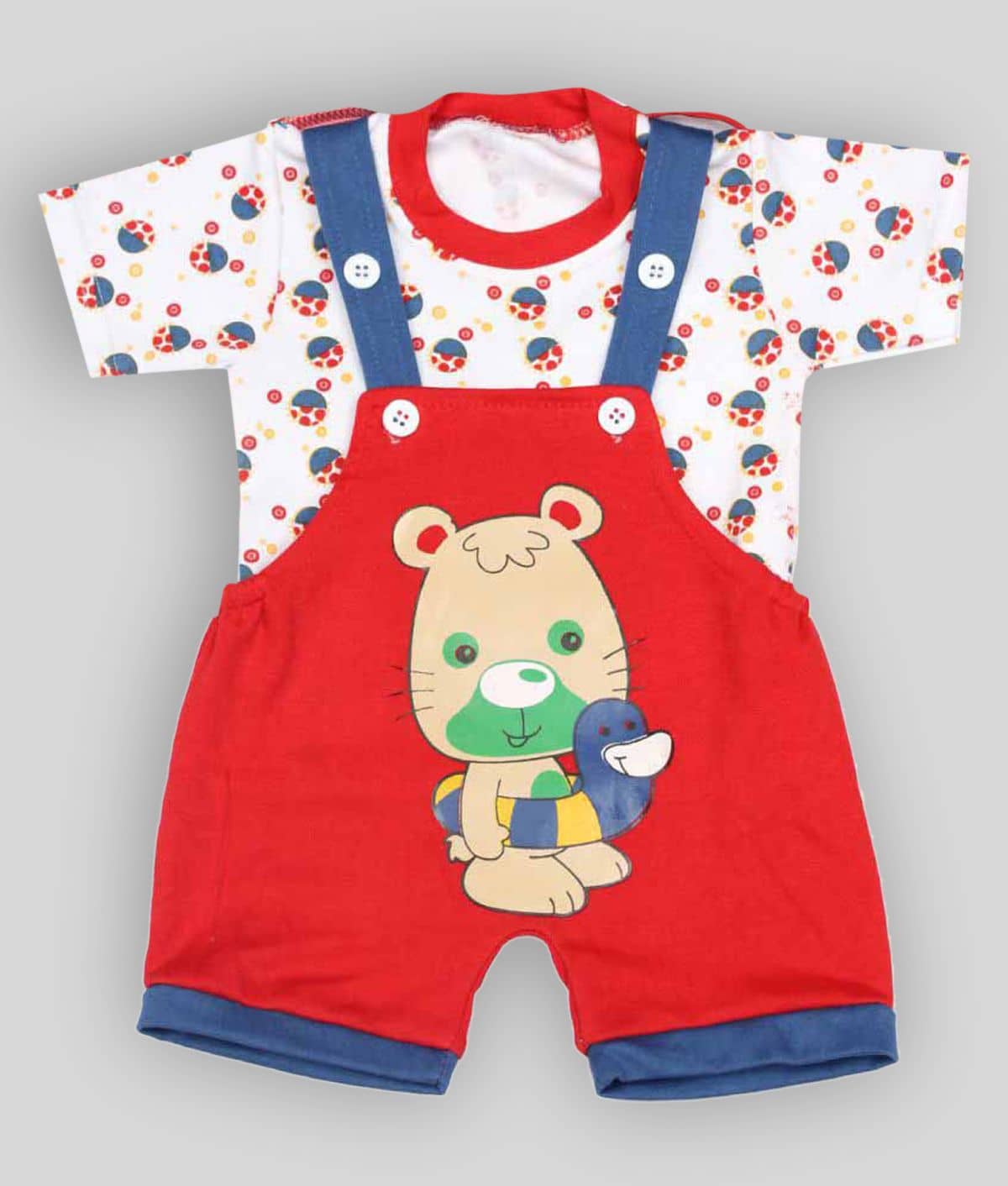 Babeezworld Baby Girls 100% Cotton ( Multi Color )