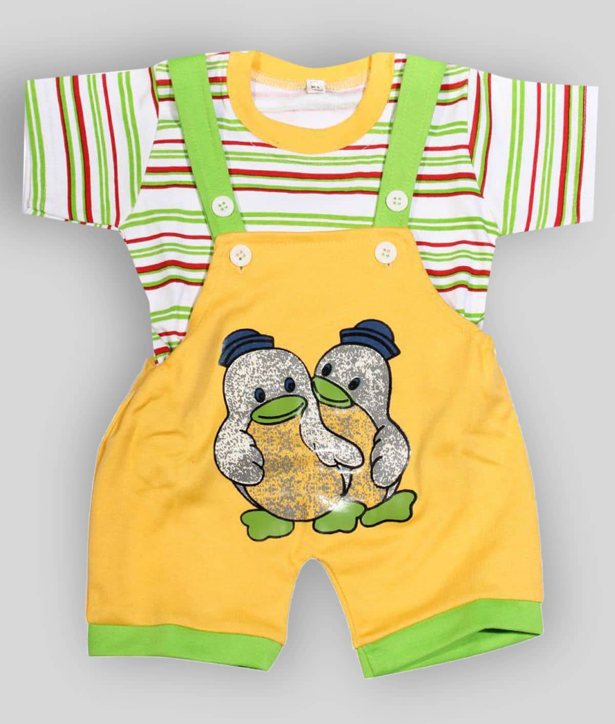 Babeezworld Pack of 1 Baby Girls Cotton ( Multi Color )