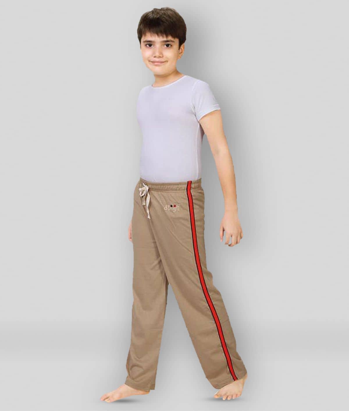 Dongli Pack of 1 Boys Cotton Trackpant ( Beige ) - Track Pants | Buy online on ZillyBuy