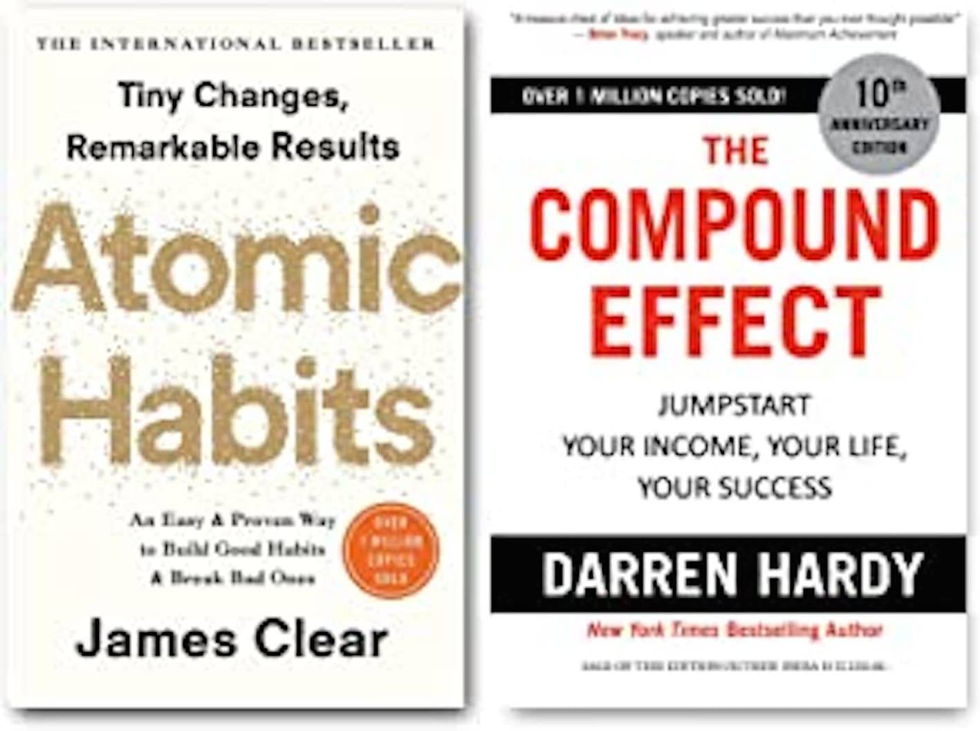 Atomic habits & The compound effect Set of 2 Books with free Customize Bookmark Atomic habits & The compound effect Set of 2 Books with free Customize Bookmark