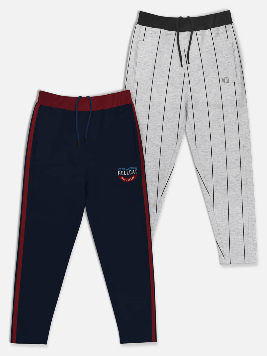     			HELLCAT Pack of 2 Boys Cotton Blend Trackpant ( Multicolor )