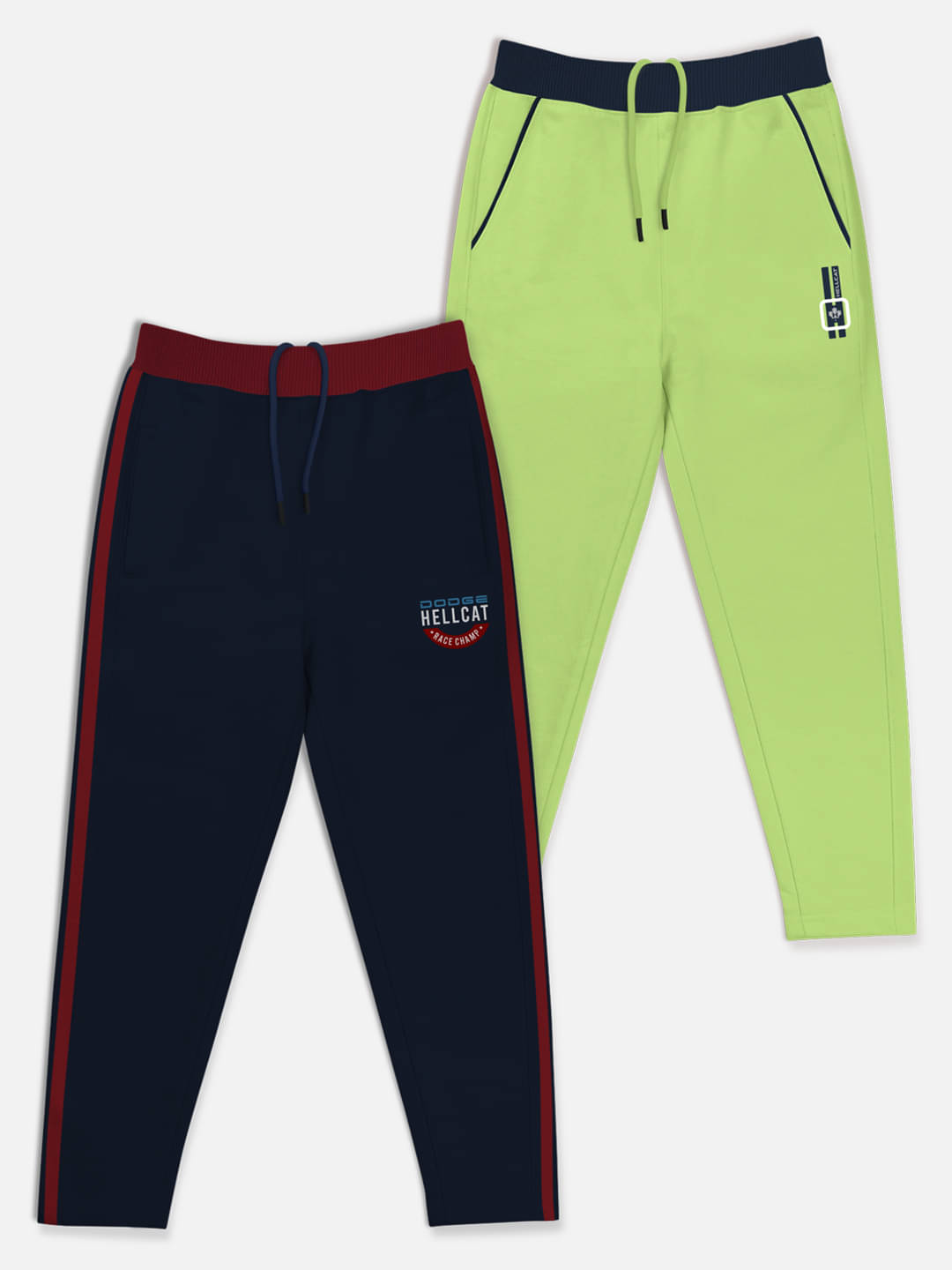     			HELLCAT Pack of 2 Boys Cotton Blend Trackpant ( Multicolor )