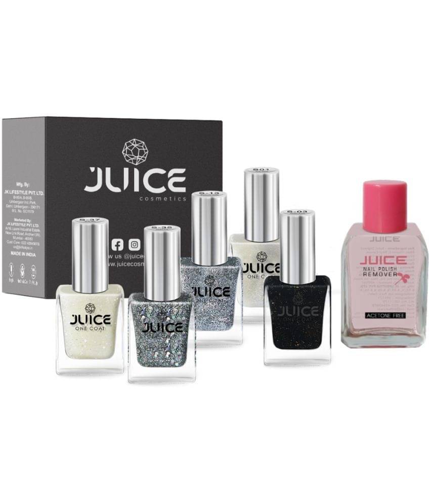     			Juice - Multi Shimmer Nail Polish ( Pack of 6 )
