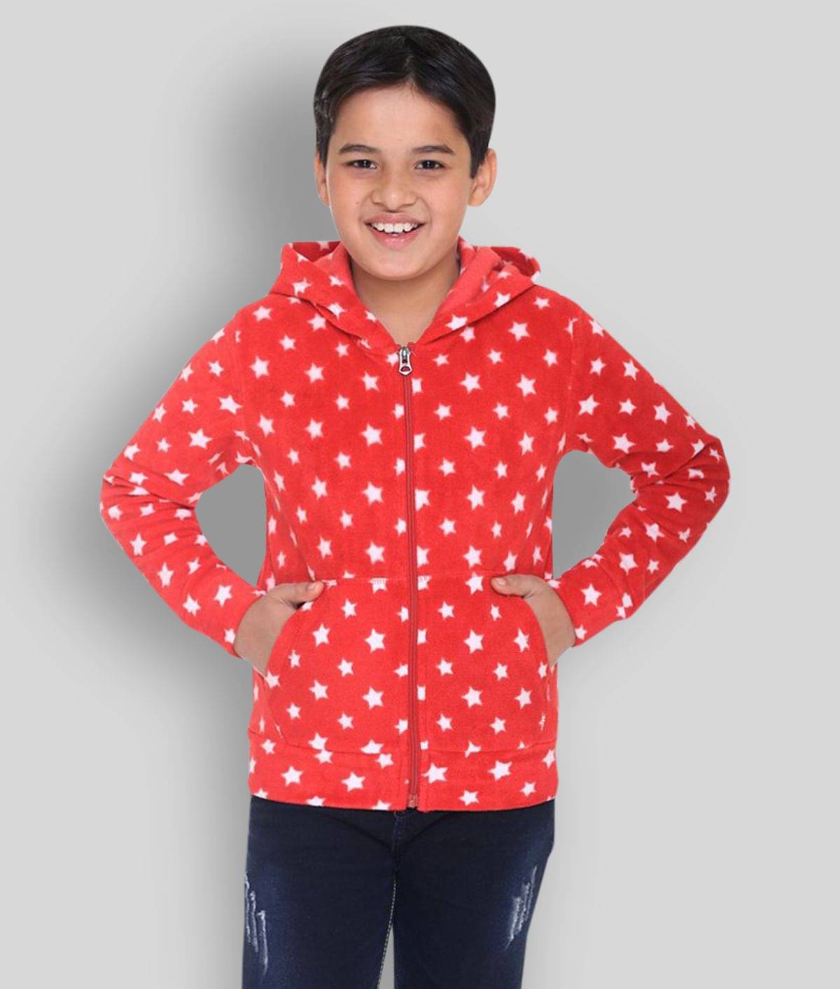 Kids-17 - Red Polyester Boys Sweatshirt ( Pack of 1 ) Kids-17 - Red Polyester Boys Sweatshirt ( Pack of 1 )