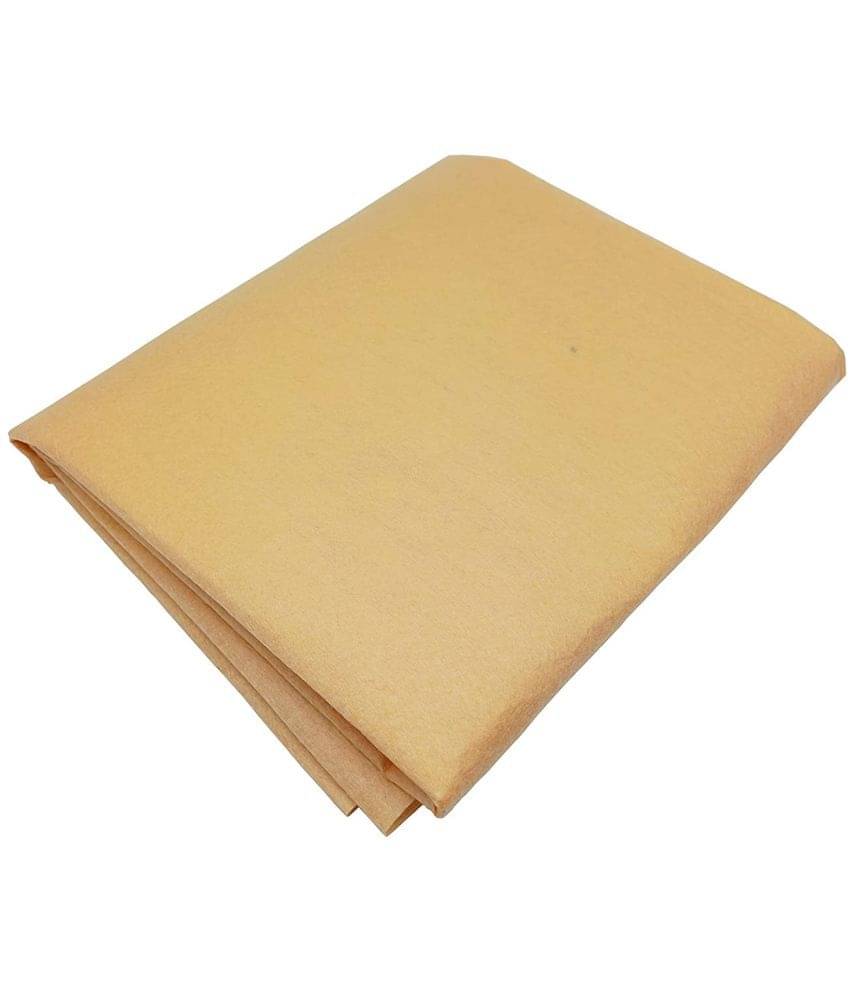     			PRANSUNITA Felt Cloth Stiff (Hard) Size 44" x 36", Full metre, Used in Art & Craft,Cutouts, Decorations, School Projects, DIY etc (Peach)