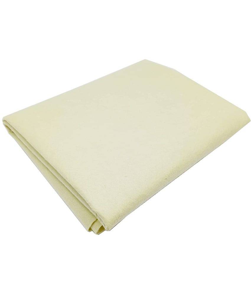     			PRANSUNITA Felt Cloth Stiff (Hard) Size 44" x 36", Full metre, Used in Art & Craft,Cutouts, Decorations, School Projects, DIY etc (Cream)