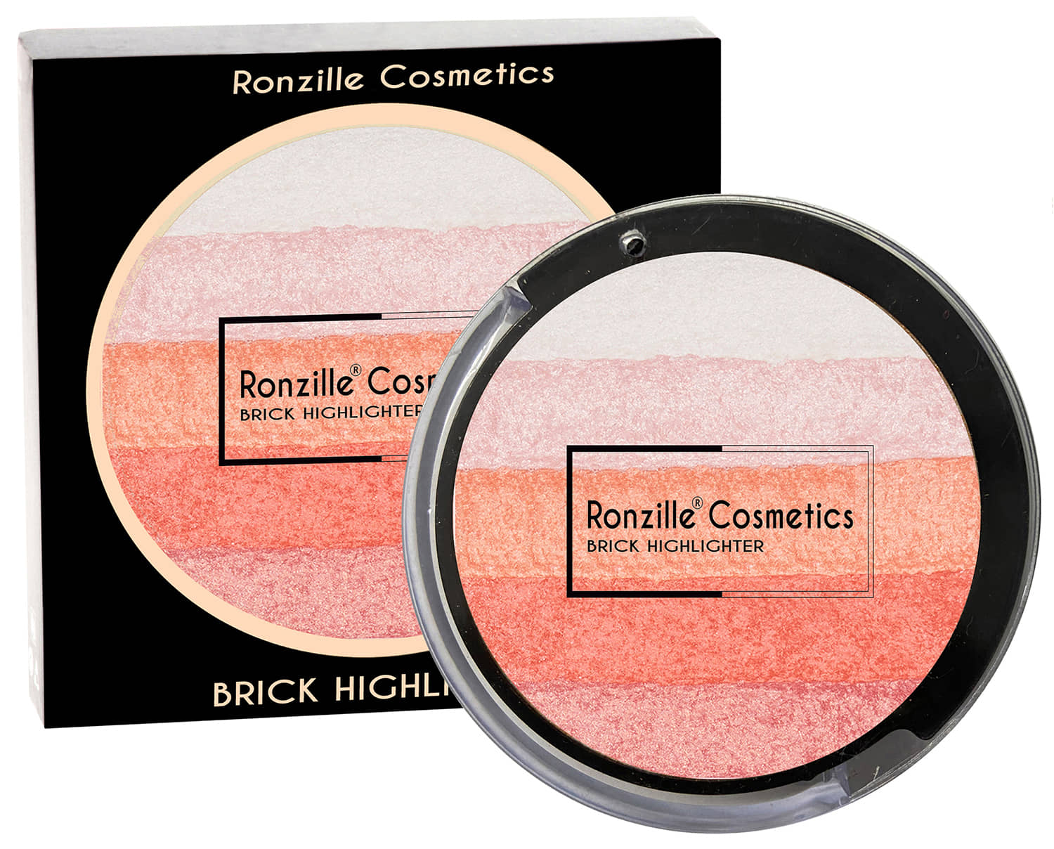 Ronzille Baked Blusher Shimmerr brickk highlighter -02