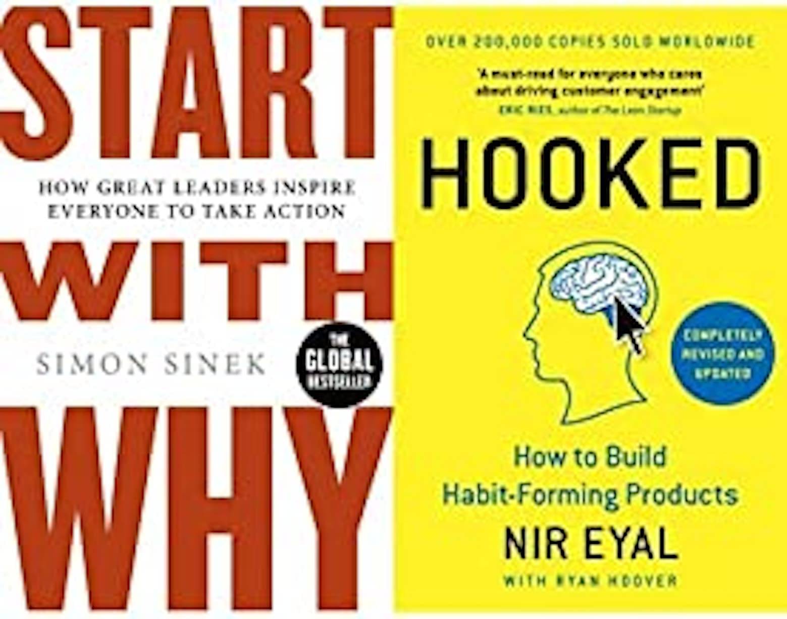     			Start With Why: How Great Leaders Inspire Everyone To Take Action[Paperback]+HOOKED(Set of 2books)