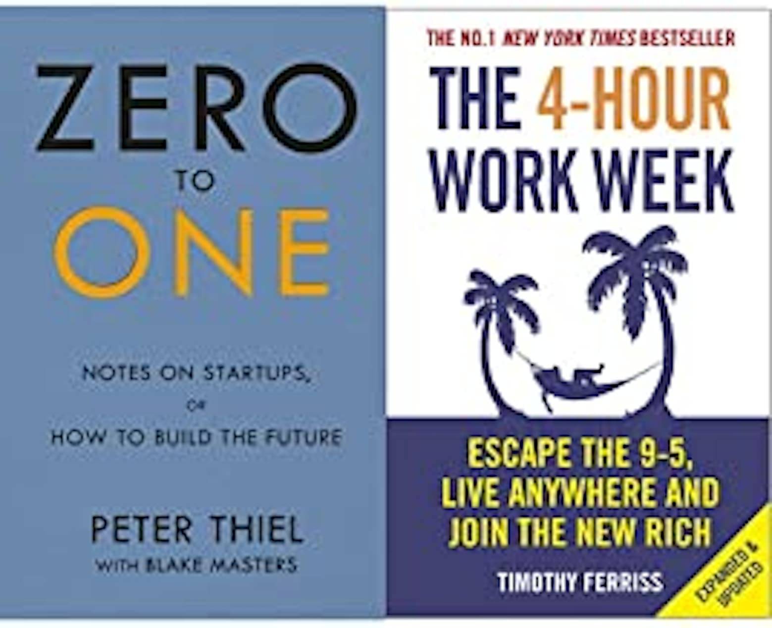     			The 4-Hour Work Week + Zero to One(Set of 2 Books)