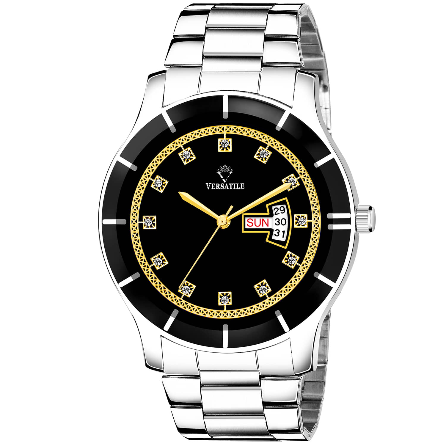 Versatile - Silver Stainless Steel Analog Men's Watch