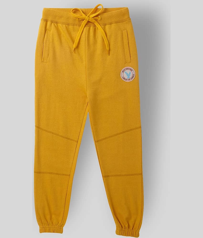 Cub Mcpaws Pack of 1 Boys Cotton Trackpant ( Yellow ) - Track Pants | Buy online on ZillyBuy