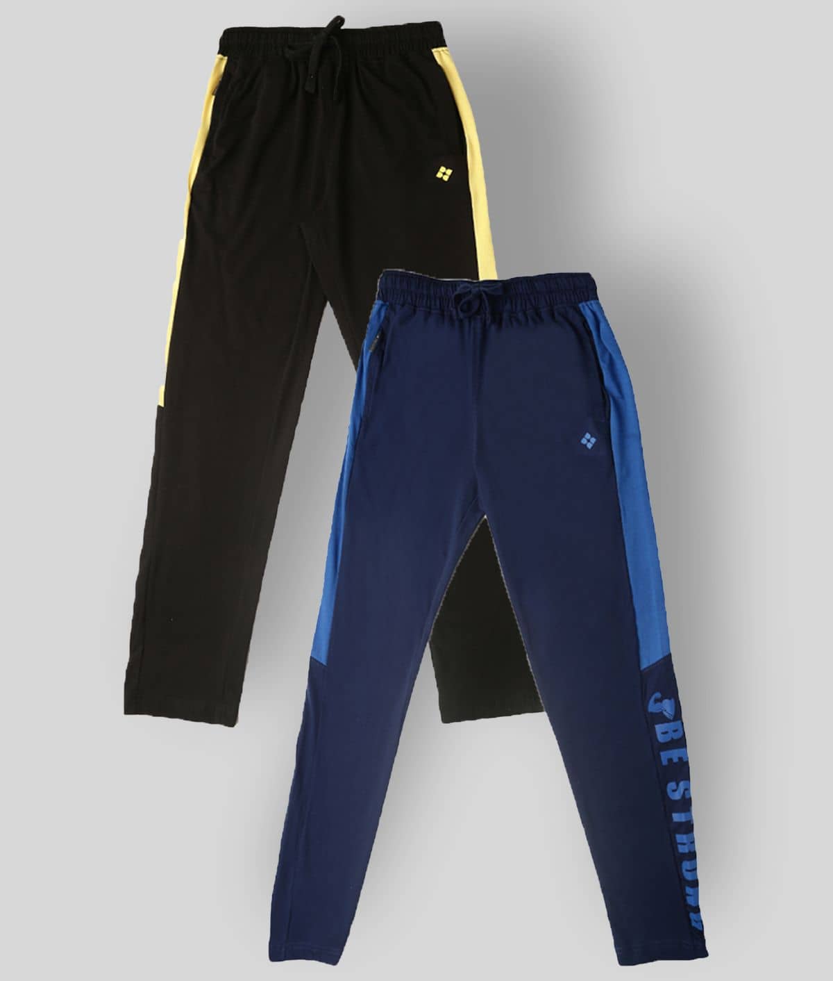 Dollar Pack of 2 Boys Cotton Blend Trackpant ( Multi ) - Track Pants | Buy online on ZillyBuy