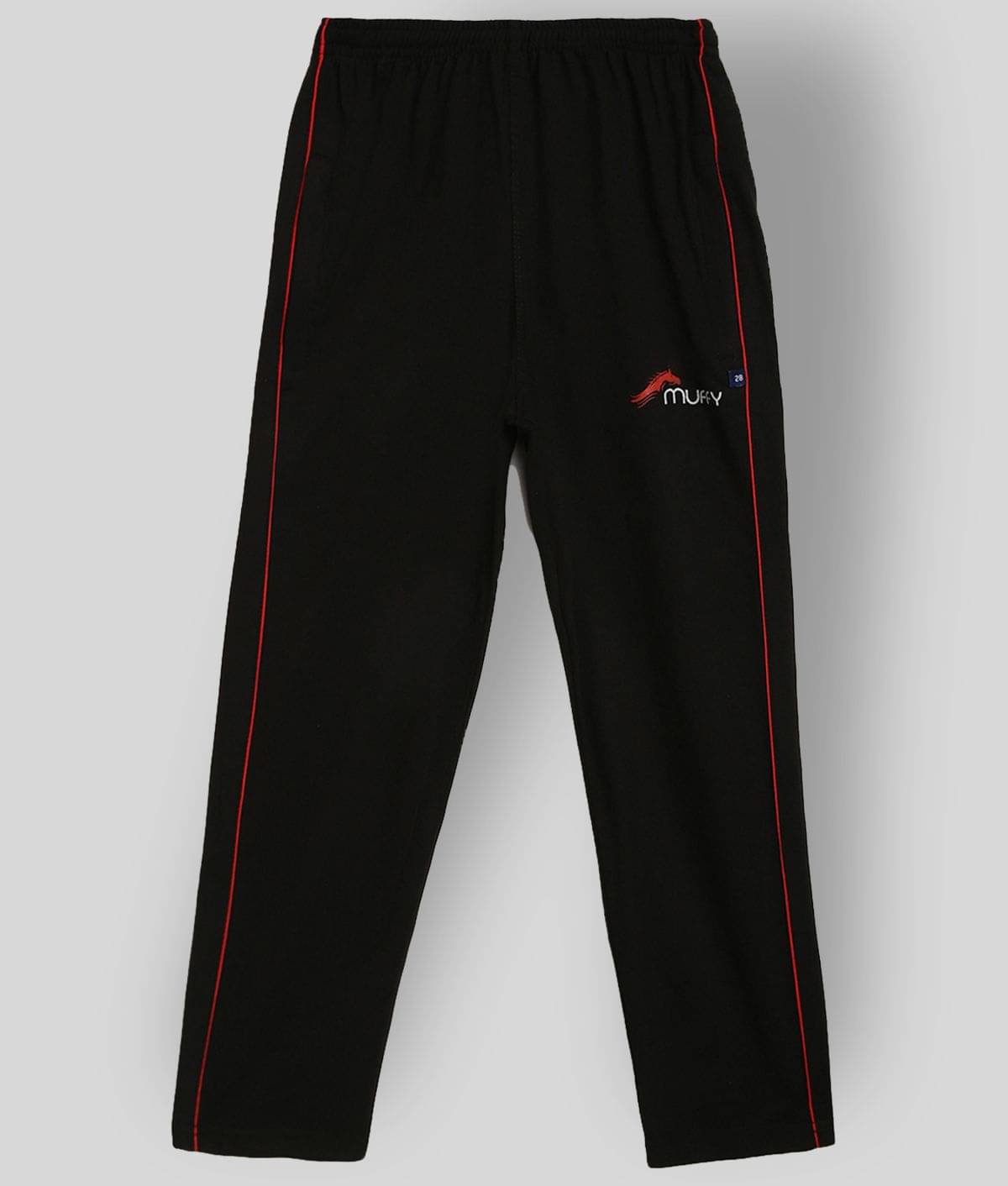     			Muffy Pack of 1 Boys Cotton Trackpant ( Black )
