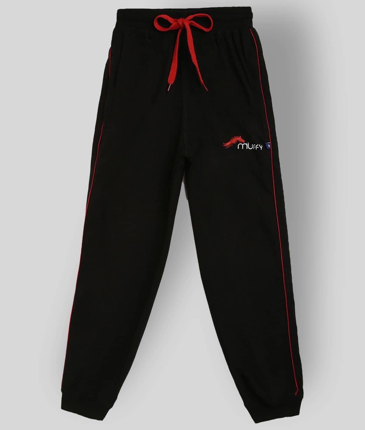 Muffy Pack of 1 Boys Cotton Trackpant ( Black ) - Track Pants | Buy online on ZillyBuy