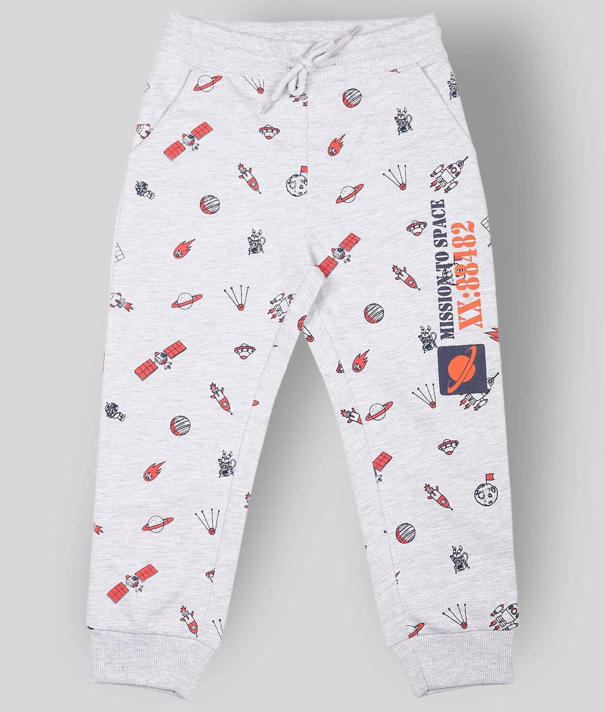     			PLUM TREE Pack of 1 Boys Cotton Trackpant ( Gray )
