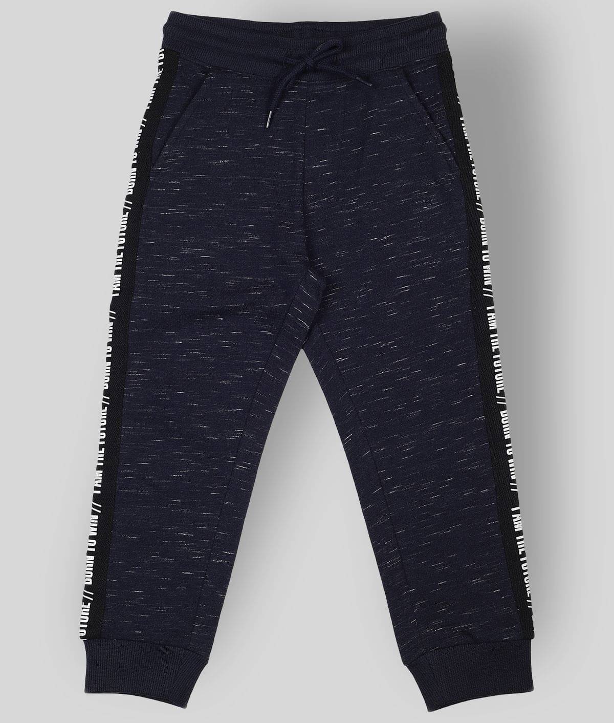     			PLUM TREE Pack of 1 Boys Cotton Trackpant ( Navy )