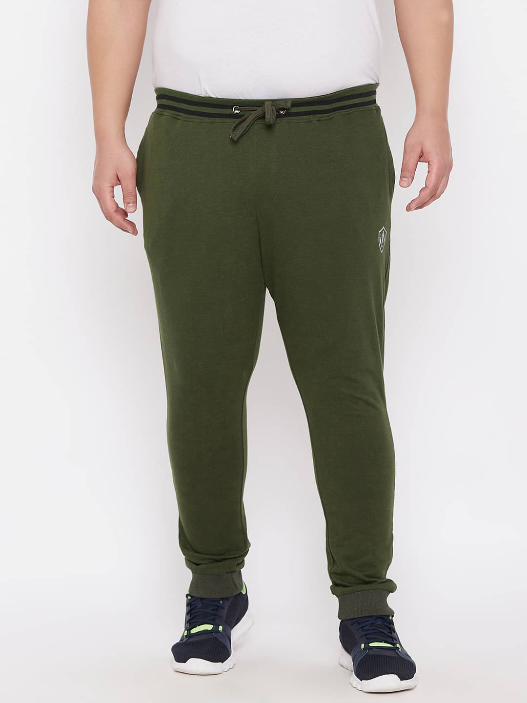 Ardeur - Olive Green Cotton Blend Men's Joggers ( Pack of 1 ) Ardeur - Olive Green Cotton Blend Men's Joggers ( Pack of 1 )