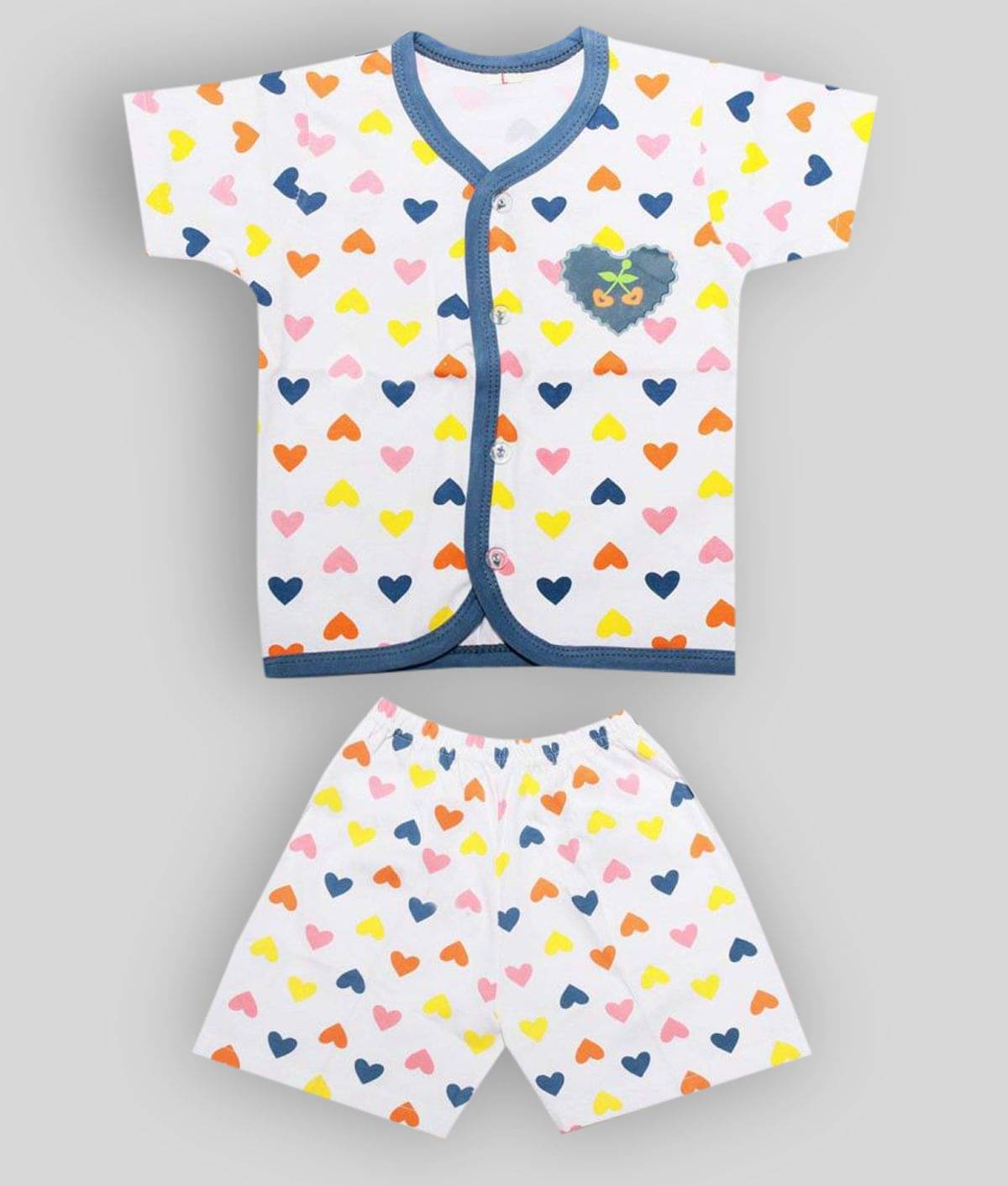 Babeezworld Pack of 1 Baby Boys 100% Cotton T Shirts & Shorts ( Multi ) Babeezworld Pack of 1 Baby Boys 100% Cotton T Shirts & Shorts ( Multi )