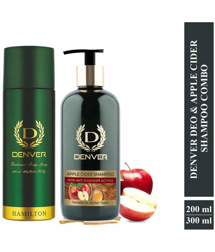     			Denver Hamilton Deodorant - 200ML & ACV Shamppoo for Men 300ML ( Pack of 2 )