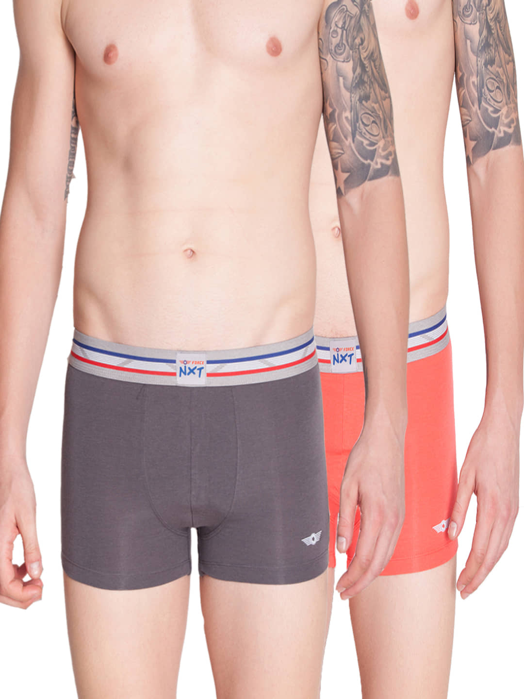 Force NXT Pack of 2 Cotton Trunks For Men's ( Multicolor )
