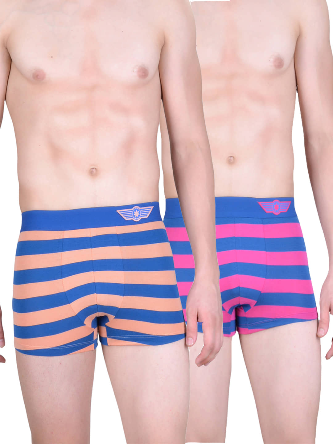 Force NXT Pack of 2 Cotton Trunks For Men's ( Multicolor )