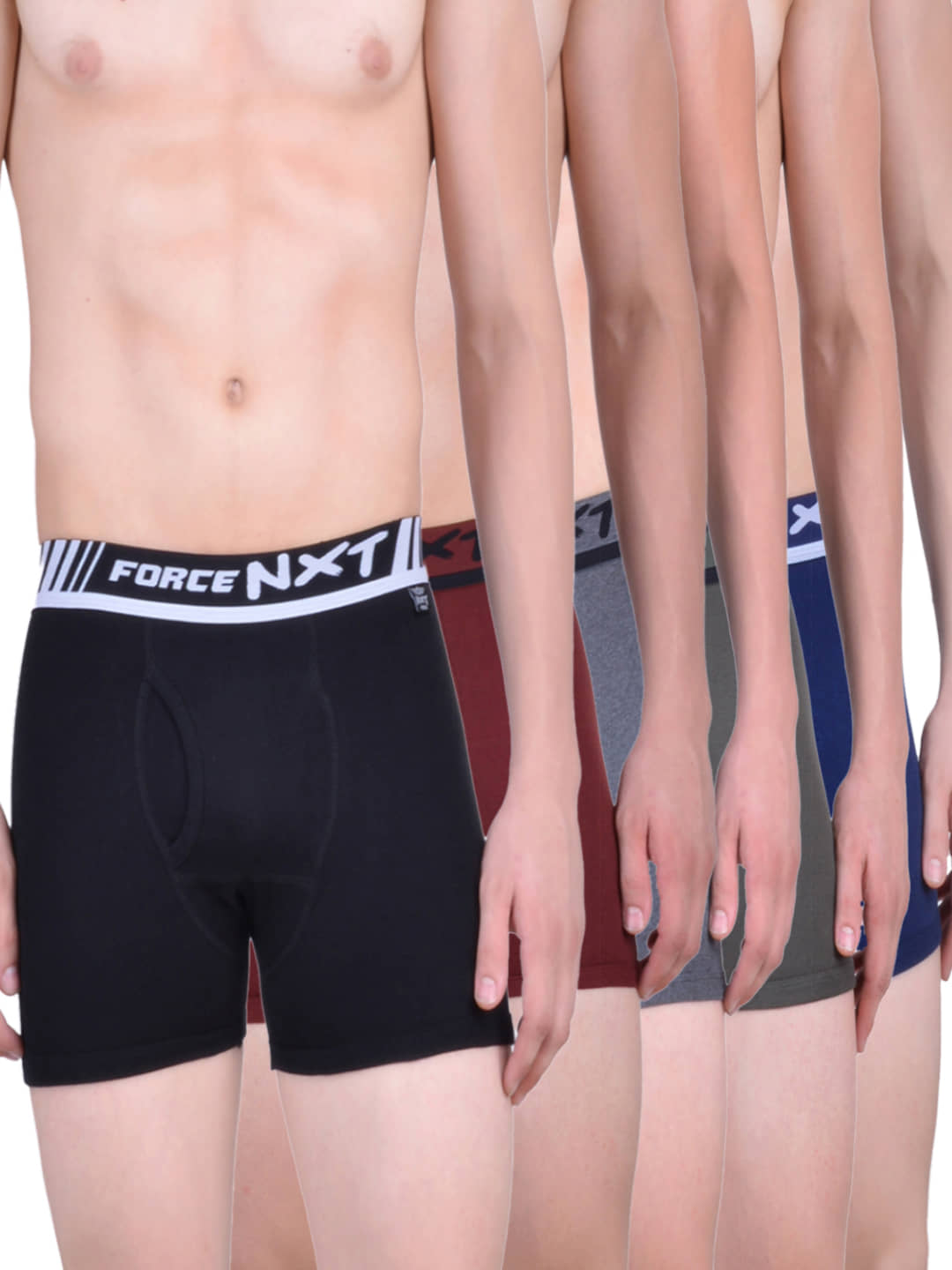 Force NXT Pack of 5 Cotton Briefs For Men's ( Multicolor )
