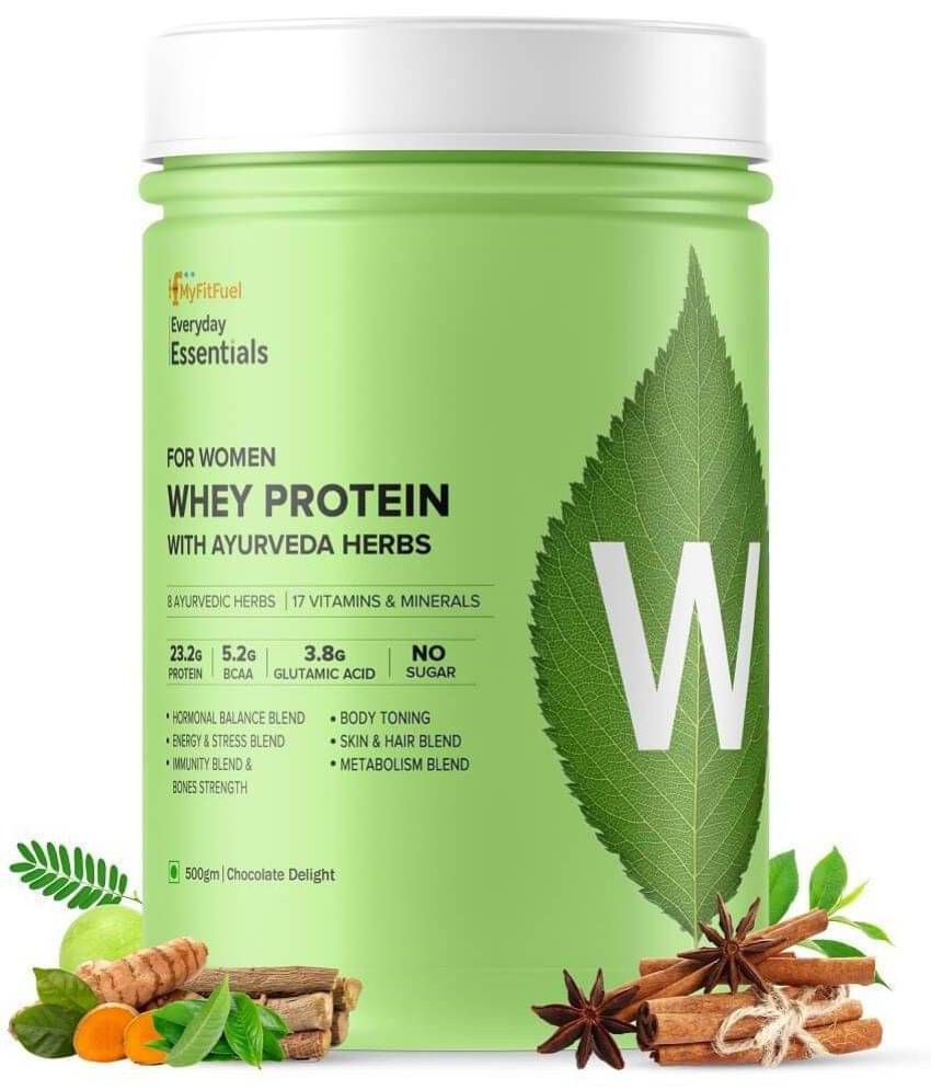 MyFitFuel Women Clean Whey Protein & Ayurveda Herb 500 gm MyFitFuel Women Clean Whey Protein & Ayurveda Herb 500 gm