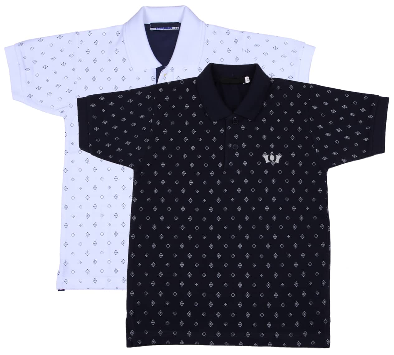 NEUVIN Pack of 2 Baby Boys Cotton Polo T-Shirt ( Multi )