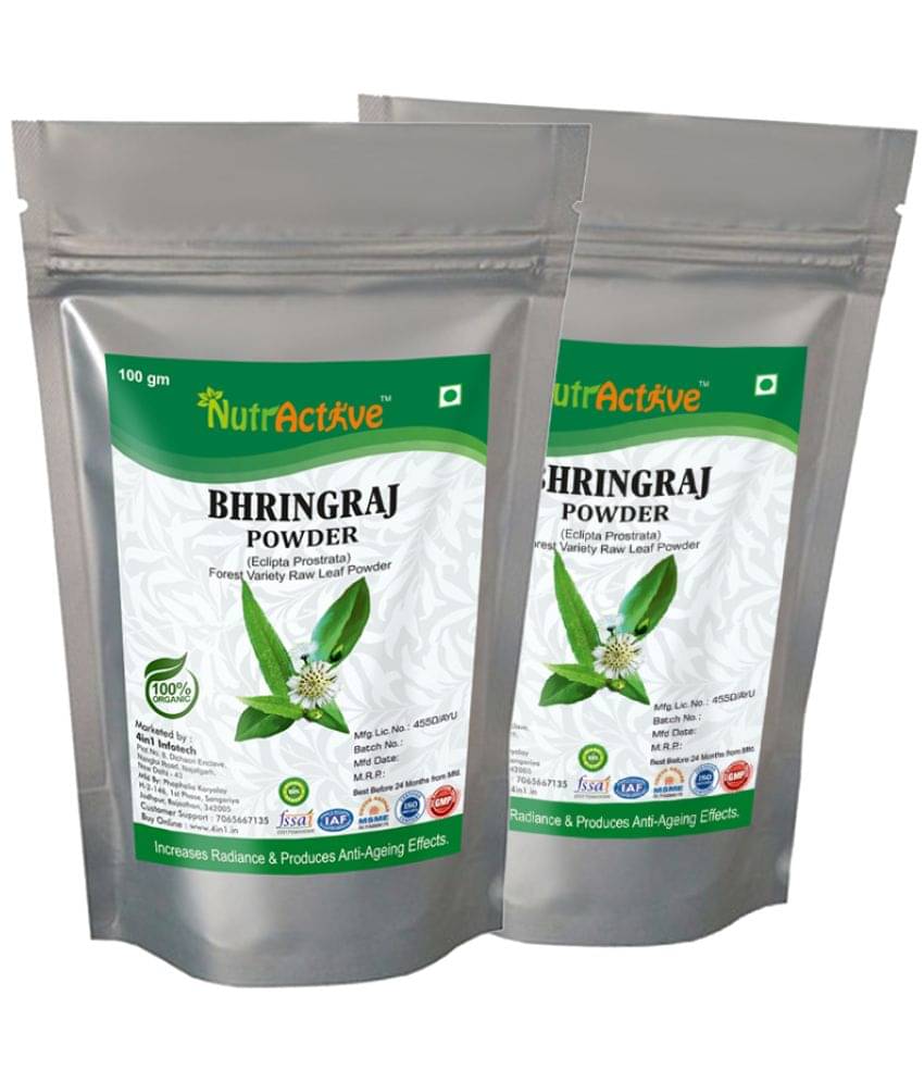     			Nutractive 100% Pure Bhringraaj For Hair Growth Powder 200 Gm Pack of 2