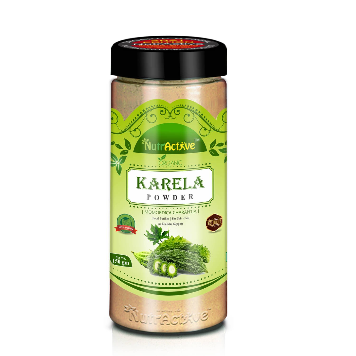 Nutractive Karela (Momordica Charantia) For Liver Powder 150 Gm Pack of 1 Nutractive Karela (Momordica Charantia) For Liver Powder 150 Gm Pack of 1