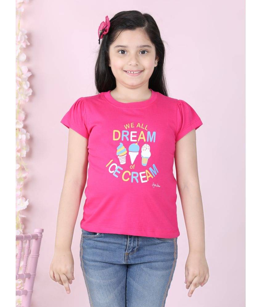     			StyleStone Pack of 1 Girls Cotton T-Shirt ( Pink )