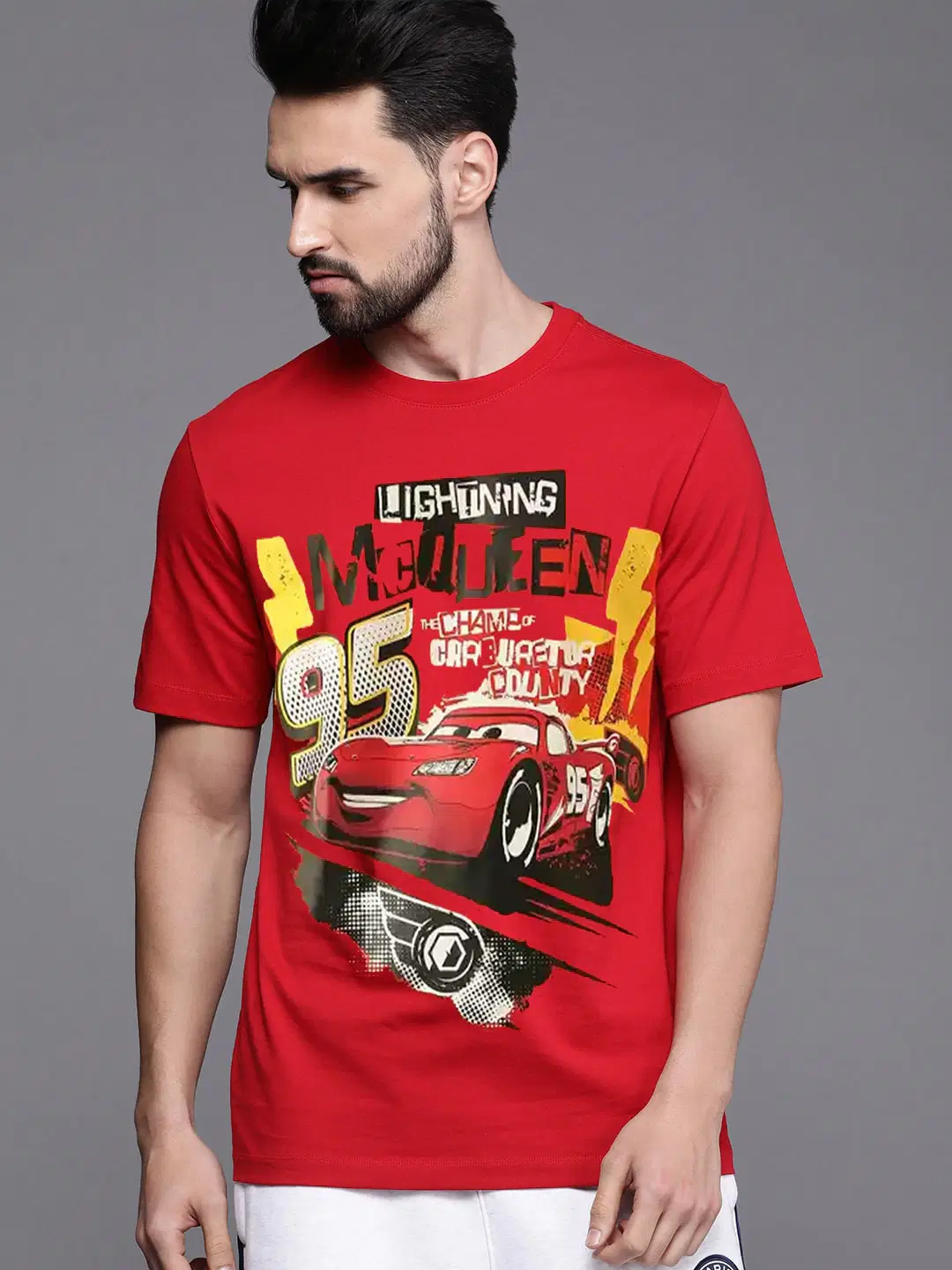 Veirdo Pack of 1 Cotton Regular Fit Men's T-Shirt ( Red )     			Veirdo Pack of 1 Cotton Regular Fit Men's T-Shirt ( Red )