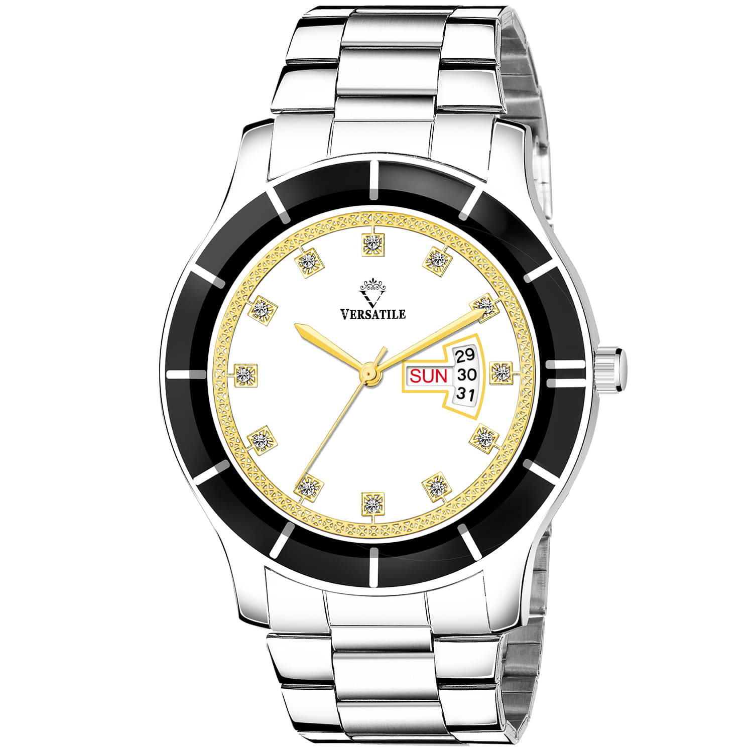     			Versatile - Silver Stainless Steel Analog Men's Watch