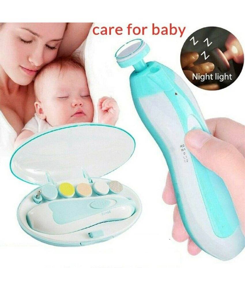 Baby Nail Trimmer File Electric Safe Nail Clippers with Light for Newborn or Tod Multi-Colour Clippers ( 1 pcs ) Baby Nail Trimmer File Electric Safe Nail Clippers with Light for Newborn or Tod Multi-Colour Clippers ( 1 pcs )