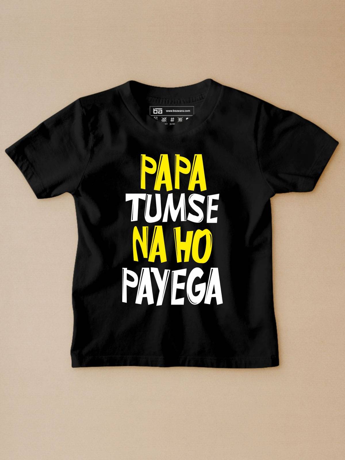     			Be Awara Pack of 1 Boys Cotton Polo T-Shirt ( Black )