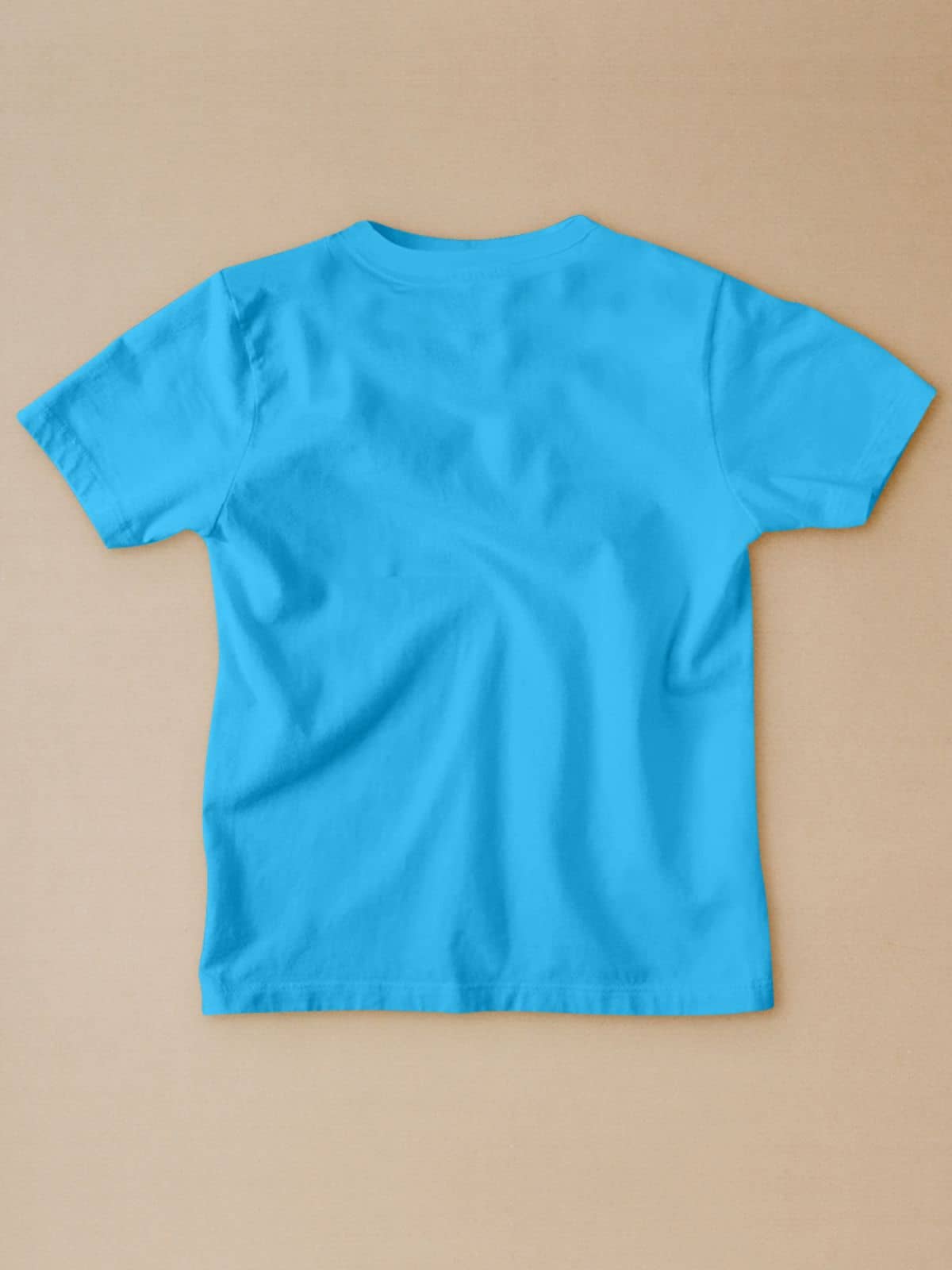Be Awara Pack of 1 Unisex for Baby Cotton T-Shirt ( Blue )